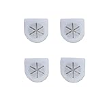 JILINWEI 4Pcs White FlexPort Replacement Parts for Perky-Pet 334-1SR Squirrel-Be-Gone Max Large Wild Bird Feeder,1MM Thick