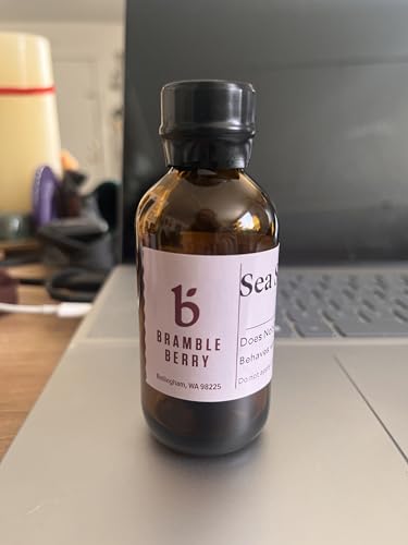 Image of Bramble Berry Sea Salt and Lily Fragrance Oil 2 oz | Fresh Floral Ocean Scent for Soap Making, Candles, Lotion, Bath Bombs & Perfume | Skin Safe, Vegan, Paraben & Phthalate Free