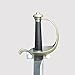 KR Ideas Standard Vertical Pirate Sword Wall Mount, 1 3/8