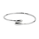 NADIR Bracciale Donna Marlù 33BR0062 rigido contrarié con goccia Silver