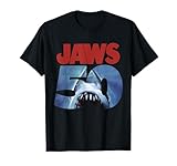 Jaws 50th Anniversary Logo Front & Back T-Shirt
