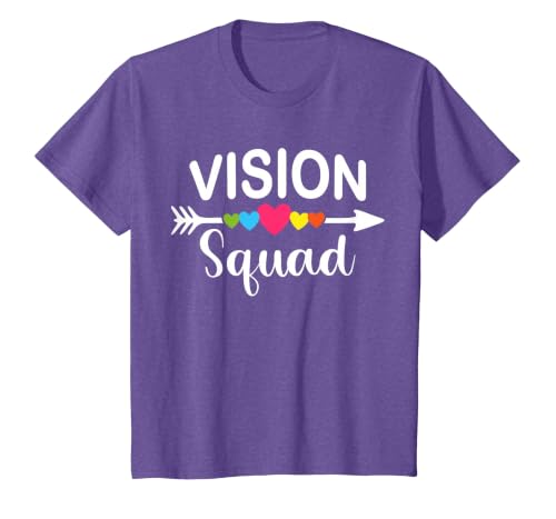 Vision Team T-Shirt, Youth, Purple Heather, 4T