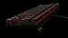 Ozone StrikeBattle - OZSTRIKEBATTLERSPRD - Teclado Gaming, Color Rojo