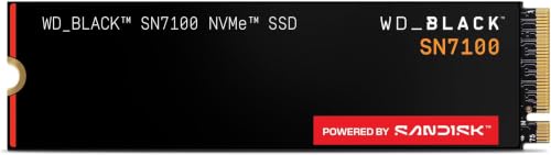 Image of WD Black SN7100 4TB NVMe SSD - Gen4 PCIe, M.2 2280, Up to 7,000 MB /s Read Speed, Up to 6,700 MB /s Write Speed, Next Gen TLC 3D NAND, for Laptops, Handheld Gaming Devices - WDS400T4X0E (Pack of 10)