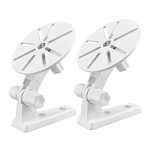 LIFKICH Universal Camera Bracket for Wall Mount 2 Pack No Drilling Adjustable Plastic Indoor Security Camera Mount Wall Mounting
