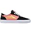 Black/Red Uv Suede