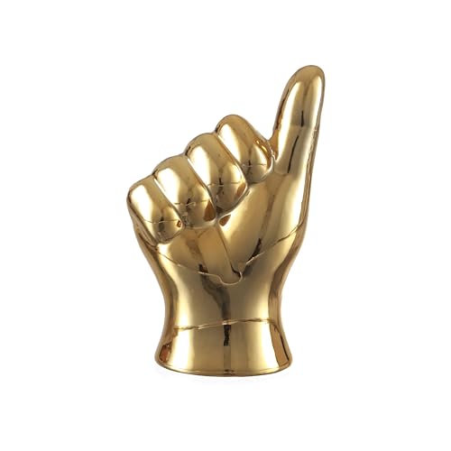 Image of TIED RIBBONS Set Of 3 Hand Sign Fantasy Showpiece Statue Collectible Figurines(Multi,Ceramic)Decorative Items For Home Decor Living Room Bedroom Wall Shelf Office Table Top Decoration Gifting