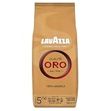 Lavazza, Qualità Oro, Café en Grano Natural, Ideal para la Máquina de Café Espresso, con Notas Aromáticas de Frutas y Flores, 100% Arábica, Intensidad 5, Tueste Medio, Paquete de 500 g