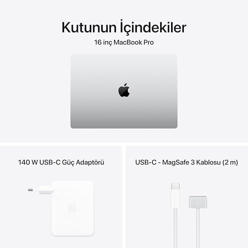 Apple MacBook Pro M5 Pro çip, 18 CPU ve 20 GPU’ya sahip : Yapay zeka için tasarlandı, 16.2 inç, 48GB Birleşik Bellek, 1 TB SSD Depolama; Gümüş Rengi - Görsel 6