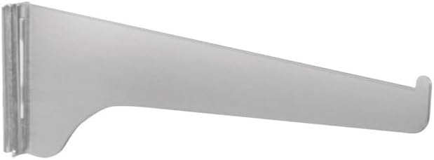 Series 80 Shelf Standard Bracket, Anochrome Steel, 8-in.