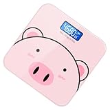 HANABASS Elektronische Körperwaage USB Aufgeladen Präzise Langlebig mit Cartoon Motiv Automatische Abschaltung für Haushalt und Gesundheitskontrolle
