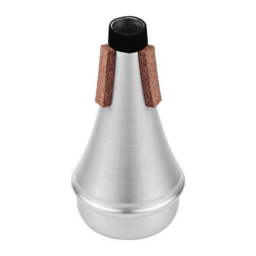Tomshin Trompete de Alumínio Prática Silenciador Straight Mute para Praticantes Iniciantes