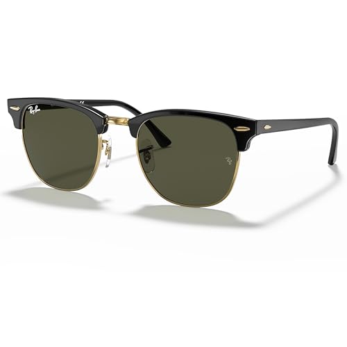 Image of Ray-Ban RB3016 CLUBMASTER CLASSIC Square Shaped Sunglasses for Men & Women with Official RAYBAN Eyewear Kit