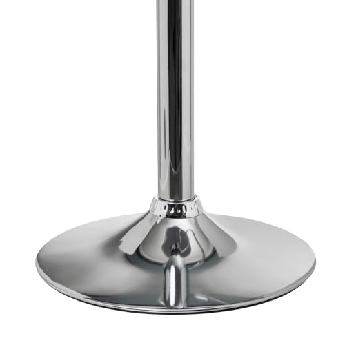 Miniatura 9 de Lolahome Set De 2 Taburetes Altos Cocina Giratorios En 360 , Juego De Sillas De Bar Regulables En Altura De 83 A 104 Cm, Con Respaldo,Material Polipiel, Estructura Metal Y Reposapiés, Grises