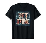 Tolles Set in Stein-Grafik T-Shirt