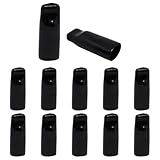 BUXIMN 12pcs Draft Beer Tap Plugs, Beer Tap Cover Faucet Keg Caps Pour Spout Covers (Black)