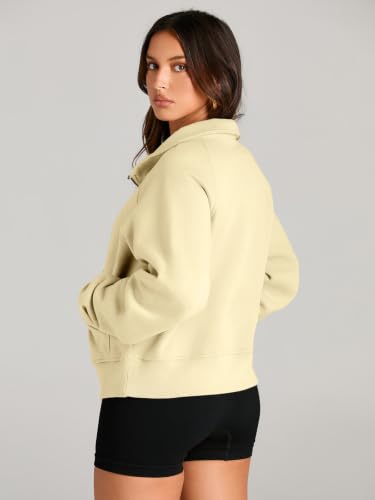 Image of AUTOMET Womens Sweatshirts Half Zip Fleece Pullover Fall Outfits