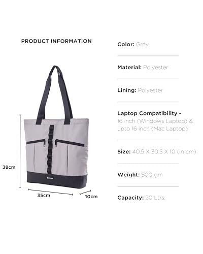 Image of CarryPro Tote Bags-Stylish Shoulder Handbag for Women-Exotic Office & Travel Side Bag-Lightweight Design with Trolley Sleeve Handbags- Gift for Men & Women-Unisex