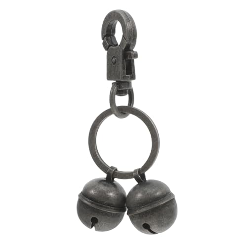 DECOMELODY Brass Pet Bell Keychain Decorative Charm for Dogs Cats Compact Design Clear Sound for Collars Accessories Brass Construction for All Occasions