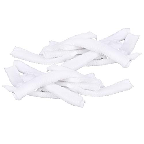 Preisvergleich Produktbild KESYOO 100 Stücke Einweghauben Vliesstoff Haube Kopfhauben Baretthaube Arbeitsmütze Hair Net Caps Staubmütze für Kosmetik Make-Up Essensservice Weiß