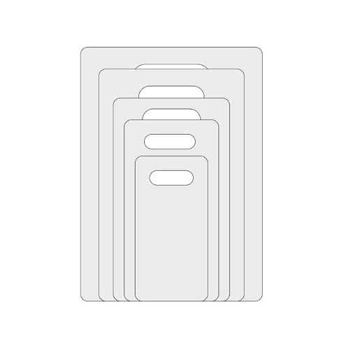 Kit Gabarito para Dobrar Camisetas e Roupas