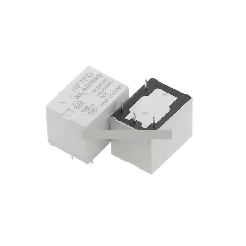 POWTAXBJGD 50pcs Relay HF7FD-005-1HTF HF7FD-012-1HTF HF7FD-024-1HTF 5VDC 12VDC 24VDC 16A 250VAC 4PIN(HF7FD-024-1HTF)