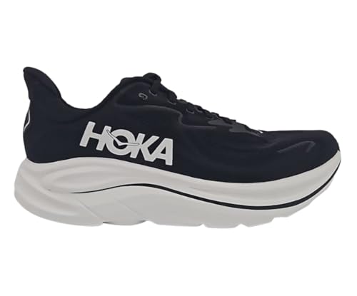 HOKA Clifton 10 Mens Shoes Size 9, Color: Black/White