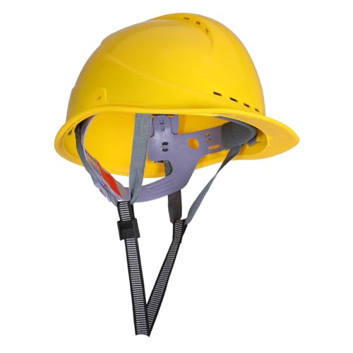 Ciieeo Cappello Giallo Casco Da Per Adulto Casco Sicurezza Da Design Ventilato Ed Ergonomico Adatto Per Cantieri Edili e Ambienti
