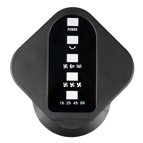 Cofan Ventilador de Torre con Control Remoto en color Negro | Incluye Mando a Distancia y Temporizador (8 horas) | 3 velocidades de ventilador y 3 modos de viento - imagen 7