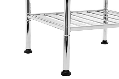 Étagère de rangement 3 niveaux antirouille pour optimiser l'espace - 8