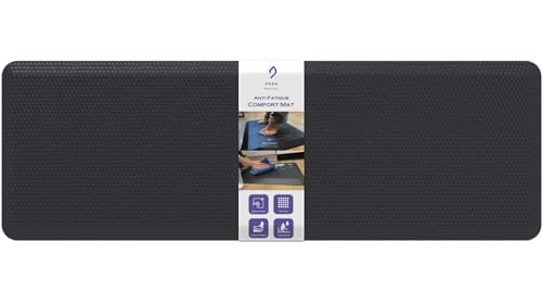 Posh Anti Fatigue Mat – 3/4 Inch Thick, Non-Slip Ergonomic Comfort Mat for Kitchen, Office, Standing Desk, and Workshop – Cushioned Floor Pad for Pain Relief and Support (20