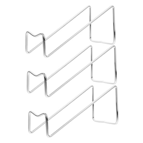 Soporte para botellas de vino de hierro 2 piezas para mesa miniatura 1
