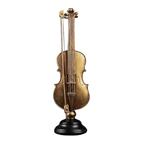 Figurines d'instruments de musique en résine pour étagère et salon - 7