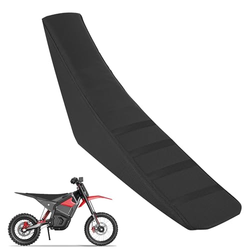 Silutrcn Seat Cover for Yozma IN10,Black Stripe Non-Slip Motorcycle Cushion Cover for Electric Dirt Bike Ebike Yozma in 10-Black