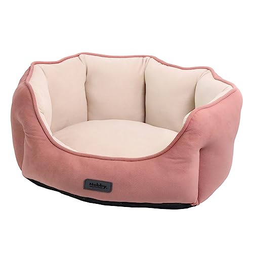 Nobby 61934 Komfortbett oval Majid pfirsich L x B x H: 65 x 57 x 22 cm