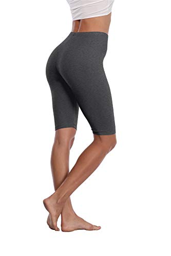 Kotii Women's Buttery Soft Short Leggings Modal Cotton Shorts Under Dresses Leggings Pants