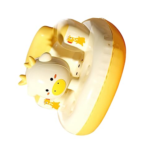 Chaise gonflable bébé avec dosseret et siège de bain portable au design cartoon amusant