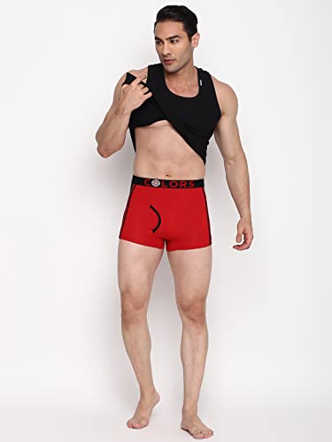 Image of RUPA FRONTLINE Colors Men's Front Open Athlefit Mini Trunks | Soft-Touch Cotton Stretch | Snug Fit | Breathable Fabric | Supporter Brief | Pack of 1