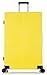 DK Luggage 24" Medium Lightweight Hard Shell Suitcase 4 Wheel Spinner Luggage ABS-30 Yellow