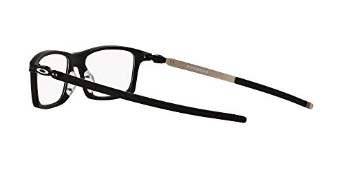 Image of Oakley mens Ox8050 Pitchman Rectangular Prescription Eyeglass Frames