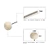 NIUPIKA Cotton Polishing Wheel Buff Buffing Wheels Soft Fine Rotary Tool Accessories 3mm Mandrel 20 Pieces
