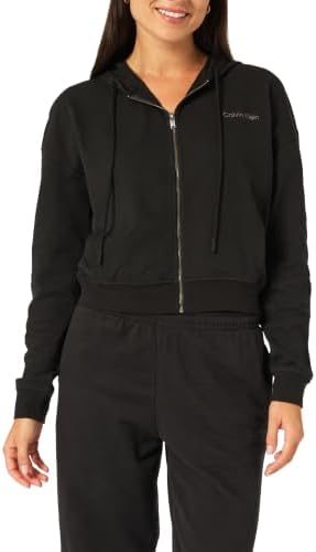 Calvin Klein Damen Full Zip Sweat Hoodie Lv00qs7599 Schlaf-Top