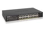 NETGEAR 26-Port Gigabit Ethernet Smart Managed Pro PoE Switch (GS324TP) - with 24 x PoE+ @ 190W, 2 x 1G SFP, Desktop/Rackmount, S350 series