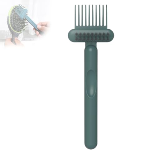 2-in-1 Hair Brush Cleaner, Comb with Pick and Bristles for Removing Hair