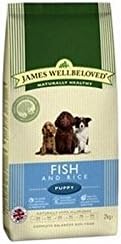 James Wellbeloved Complete Puppy Food with Fish and Rice 2kg (Pack of 4)