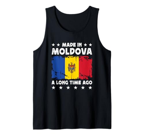 Made in Moldova a Long Time Ago Proud Moldovan Moldova Flag Débardeur