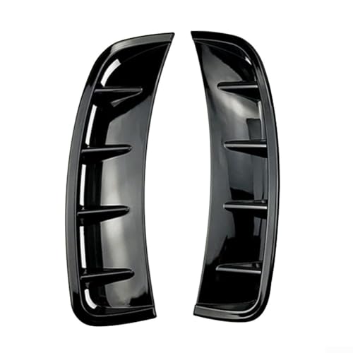 ARMYJY Front Bumper Side Spoiler, Carbon Trim Sport Design Body Kit Enhancement For Mercedes for A-Class W177 2018-2022 Black, Modification Part(Gloss Black)