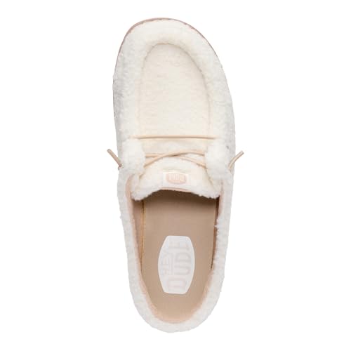 HEYDUDE Wendy Slip Sherpa Egret Size 5, Women’s Shoes, Slip-on Mules, Comfortable & Light-Weight - image 2