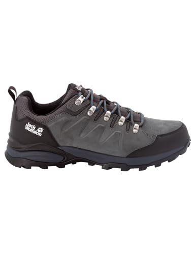 Jack Wolfskin Herren Refugio Texapore Low M Walking-Schuhe, Grey / Black, 43 EU – Ansicht 2