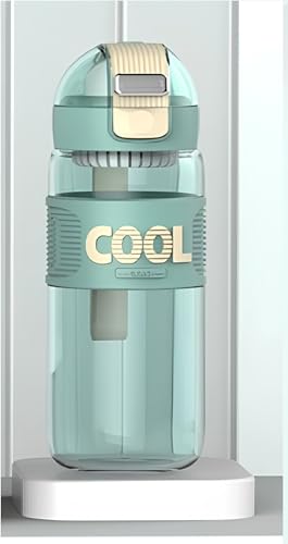 Image of THE VENTI SHOTAY COOL Unbreakable Water Bottle with Sipper BPA Free Tritian, Leak-Proof Water Bottle Ideal for Office, Sports, School, Gym (500ML White)